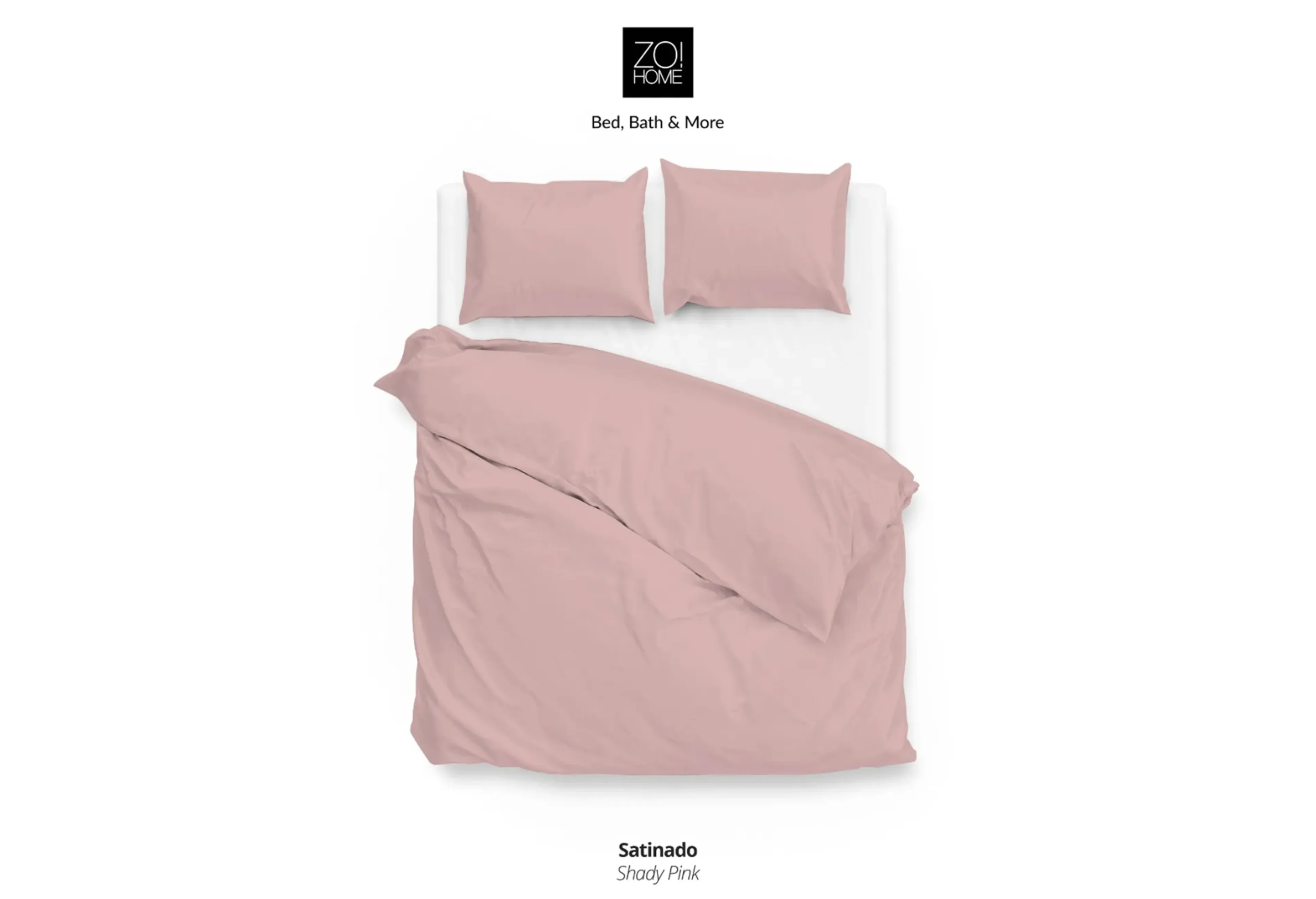 Zo!Home Satinado Bettwäsche Rosa