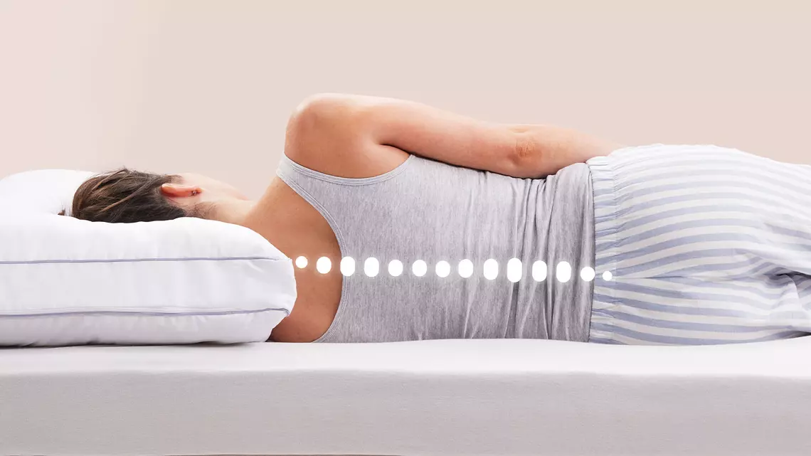 Perfekt in jeder Schlafposition