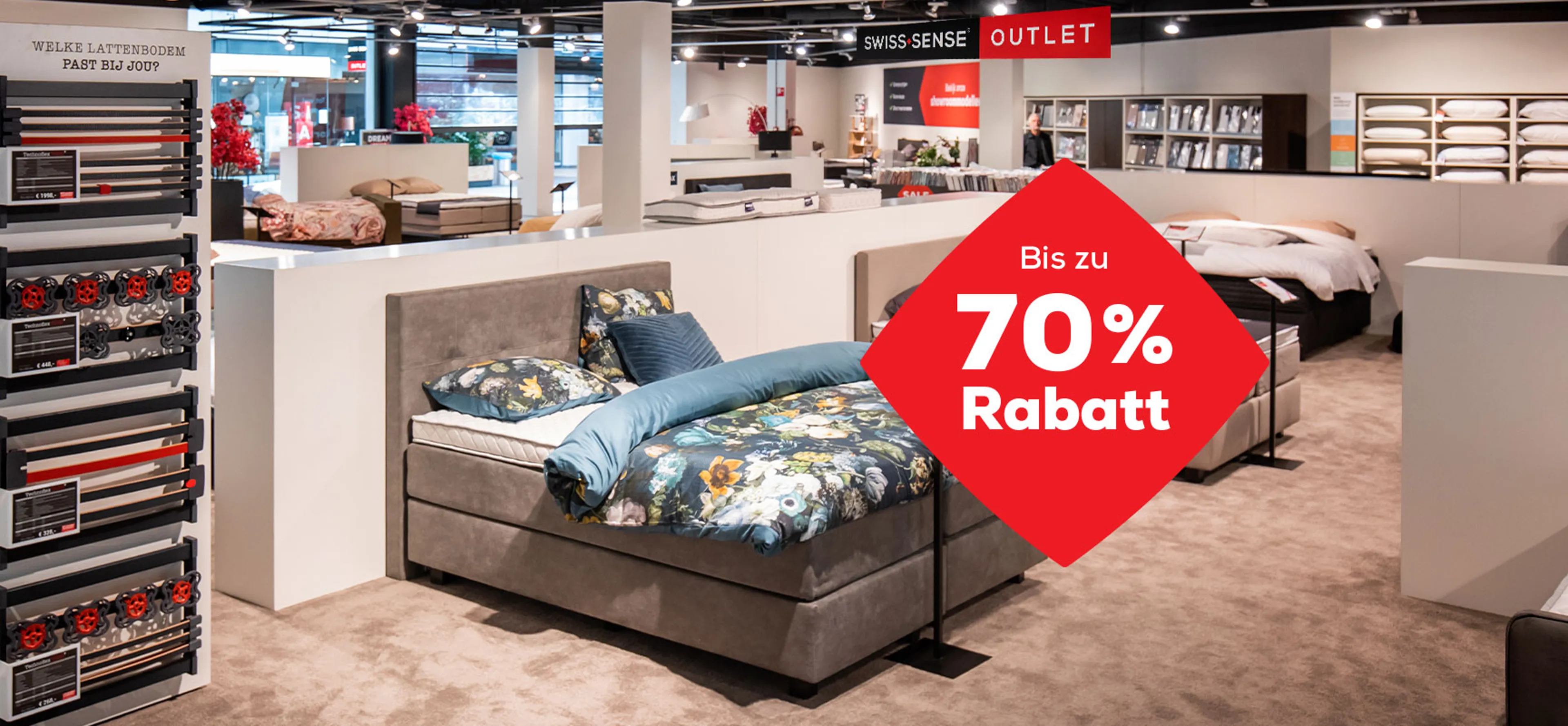 Outlet Betten bei Swiss Sense