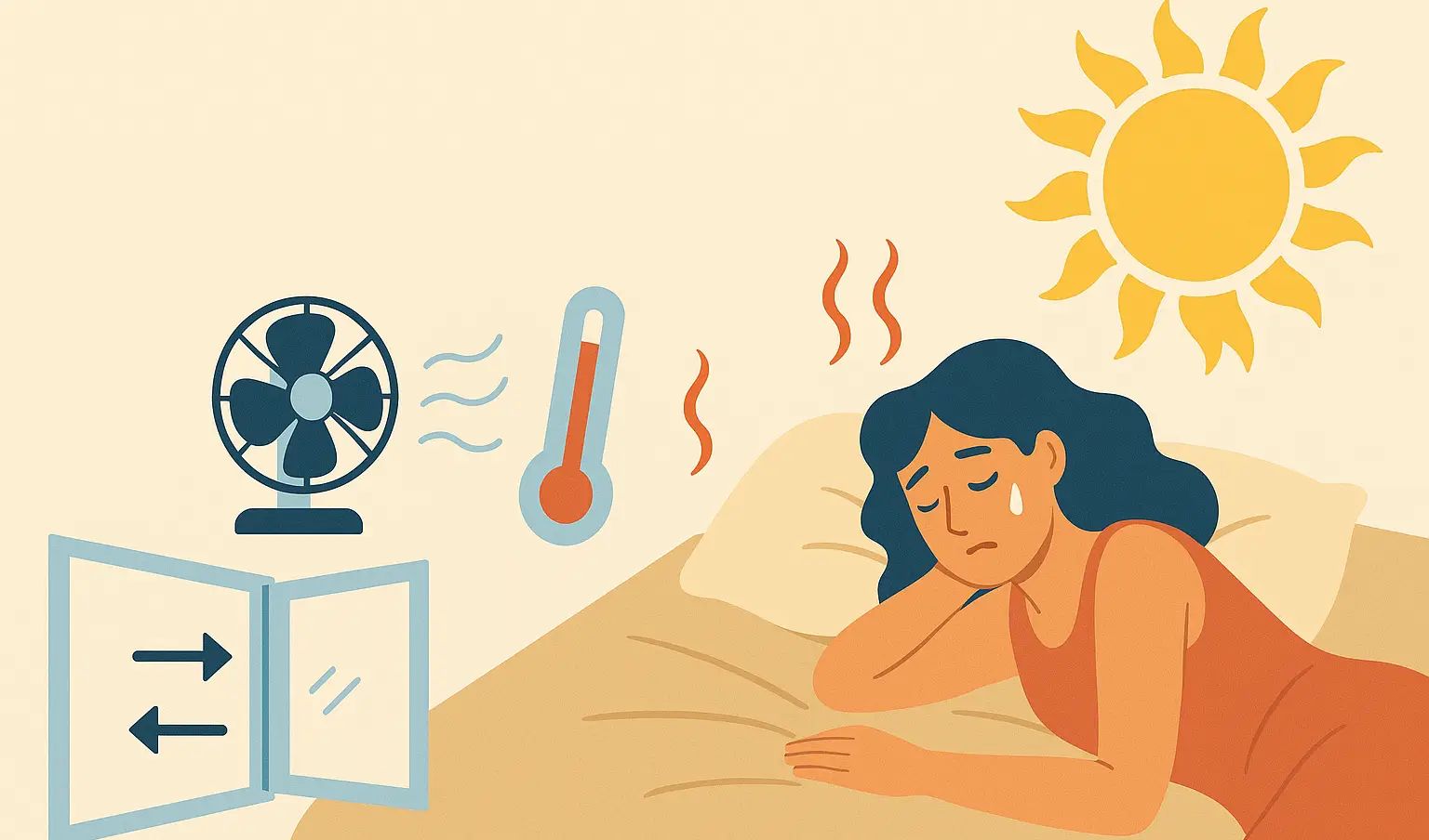 Schlafen bei Hitze – Die besten Empfehlungen bei Sommerhitze