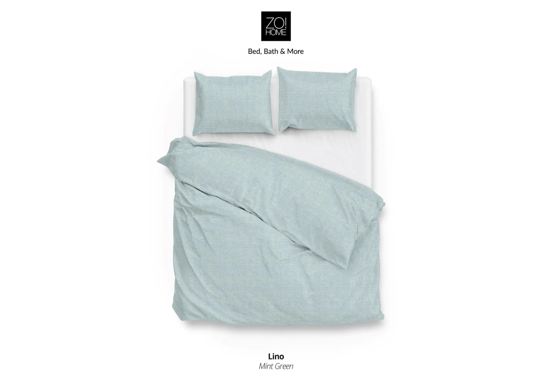 Zo!Home Lino Bettwäsche Mintgrün