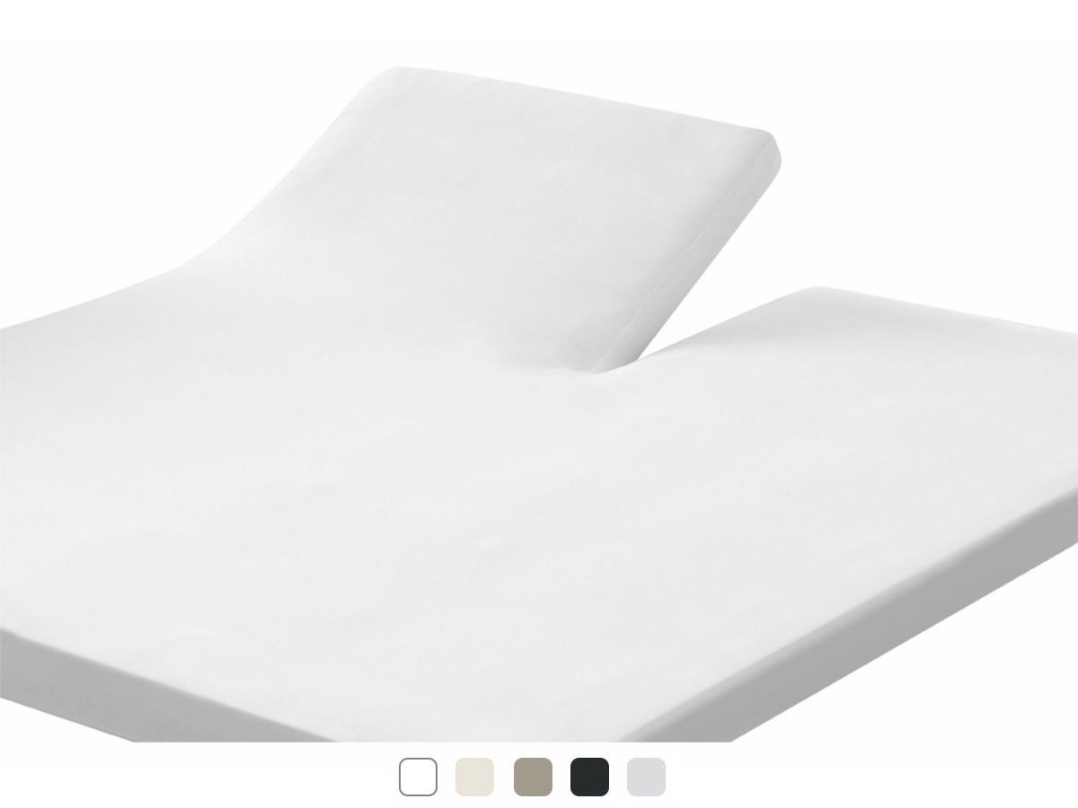 Dixxius Split-Topper Spannbetttuch Excellent Percale