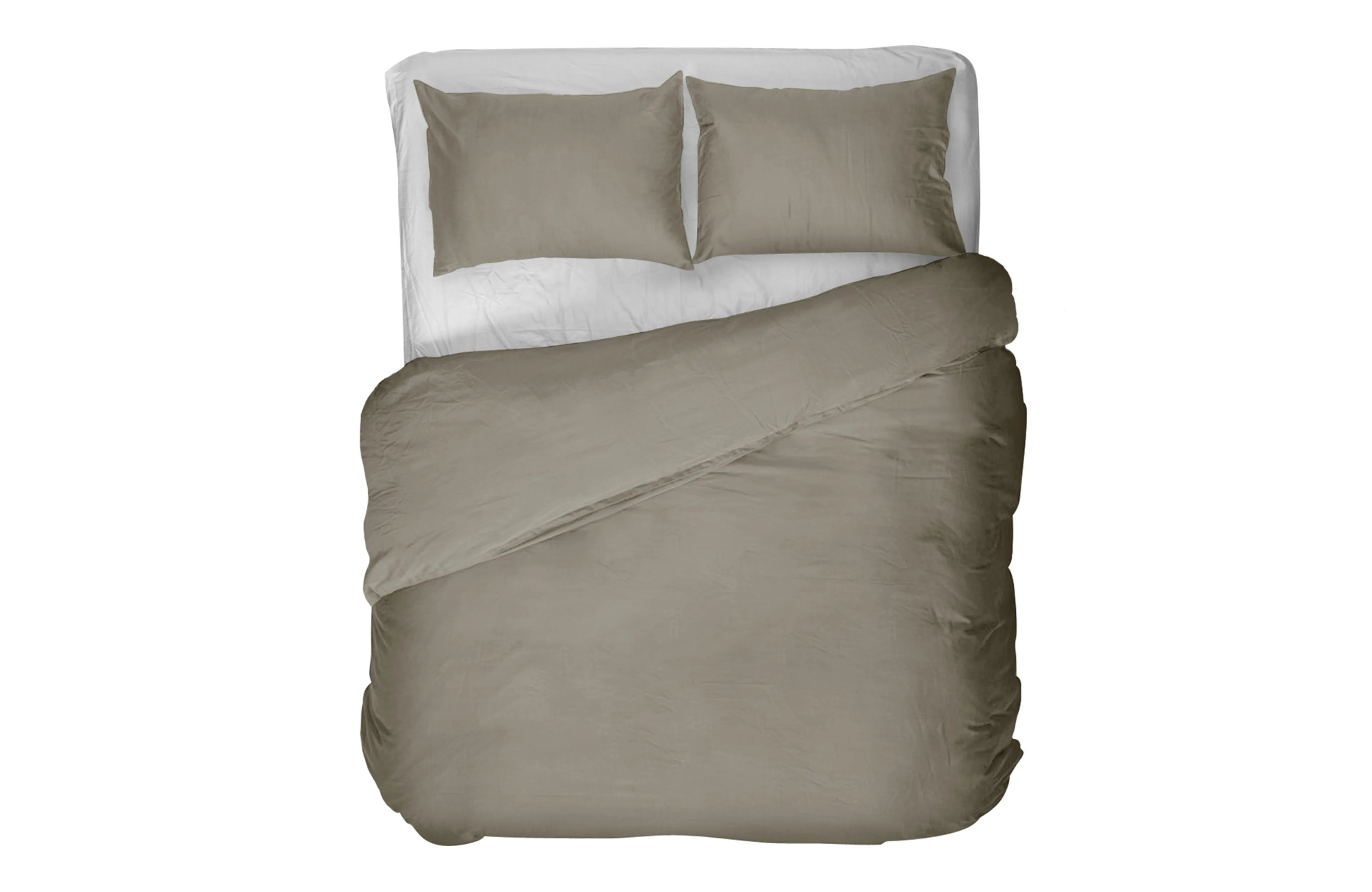 Kayori Edo Bettwäsche Khaki