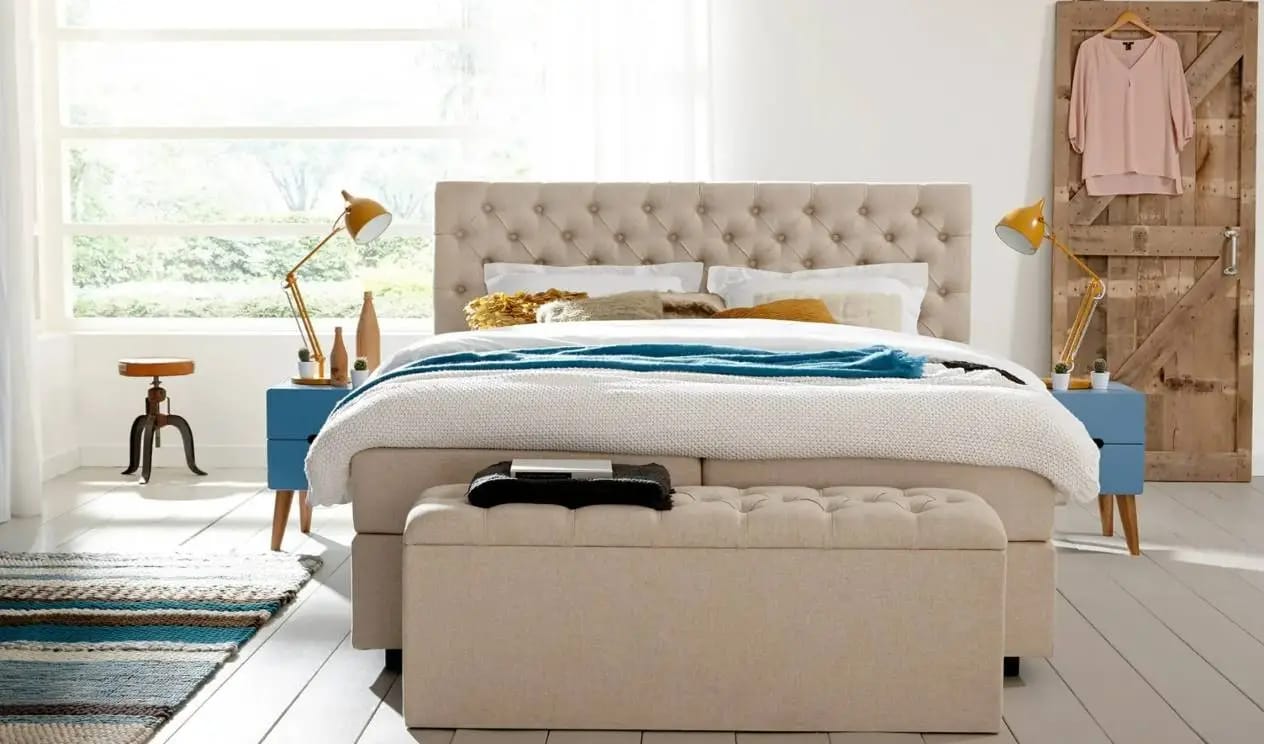 Chesterfield Bett: Klassik trifft Komfort im Schlafzimmer