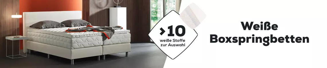Weiße Boxspringbetten